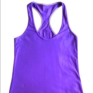 Lululemon purple racerback tank, size small